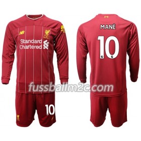 Fußballtrikots Liverpool Mane 10 Kinder Heim Trikotsatz 2019-2020 Langarm